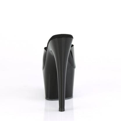 Pleaser Womens Sandals ADORE-701N Blk (Jelly-Like) TPU/Blk