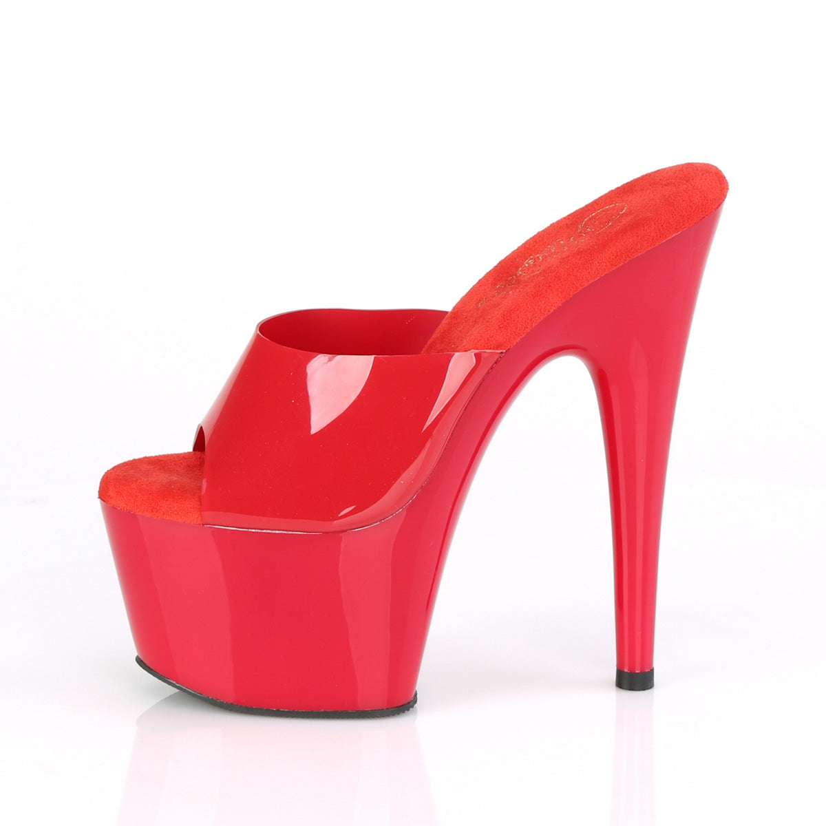 Pleaser Womens Sandals ADORE-701N Red (Jelly-Like) TPU/Red
