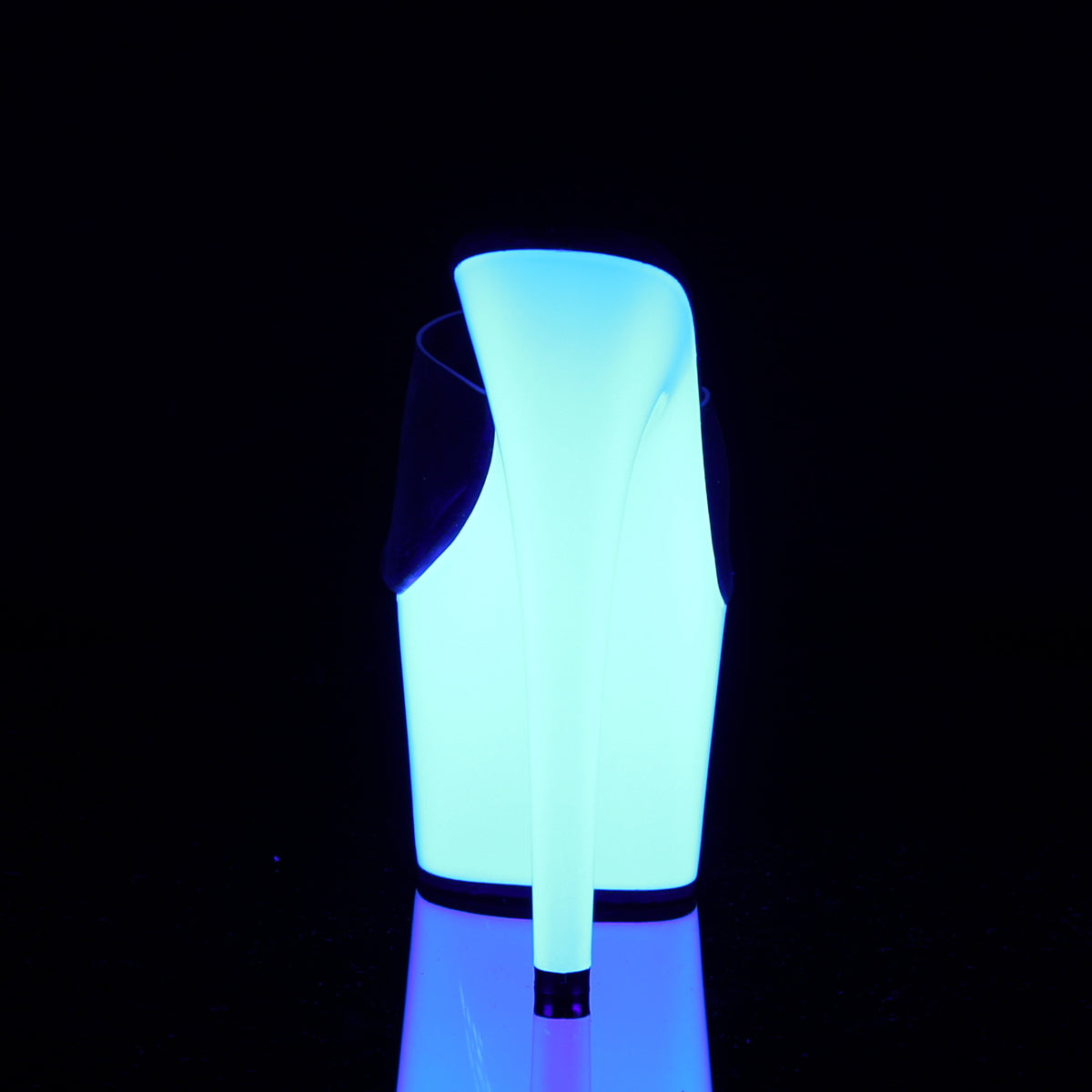 Pleaser Sandales pour femmes ADORE-701uv CLR / NEON WHT