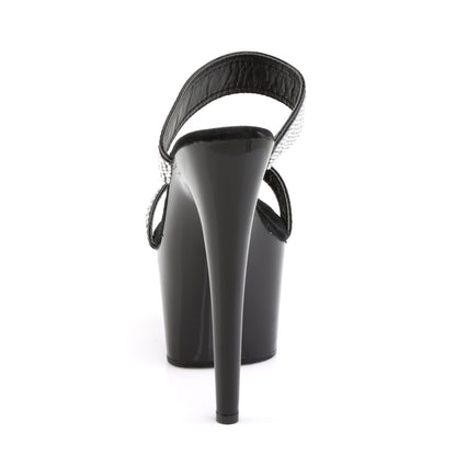 Pleaser Sandales pour femmes ADORE-702-2 blk / blk