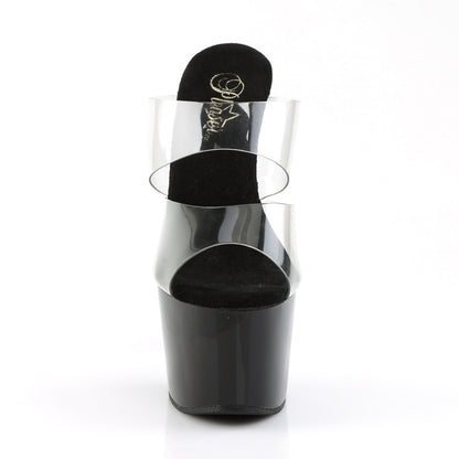 Pleaser Sandales pour femmes ADORE-702 CLR / BLK