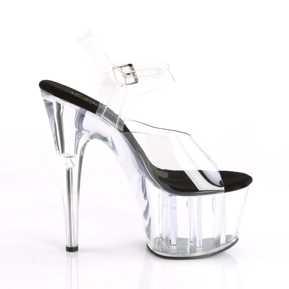 Pleaser Sandales pour femmes ADORE-708 CLR-BLK / CLR