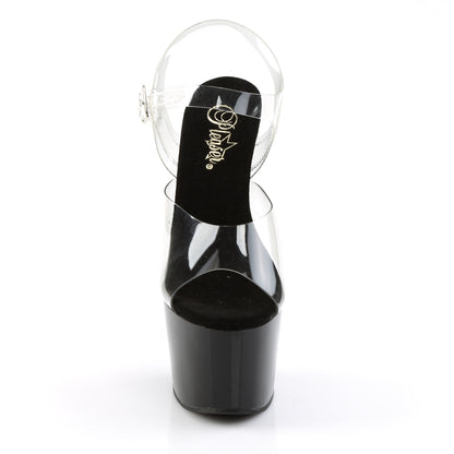 Pleaser Sandales pour femmes ADORE-708 CLR / BLK