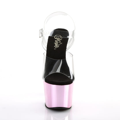 Pleaser Sandales pour femmes ADORE-708 CLR / B. Chrome rose