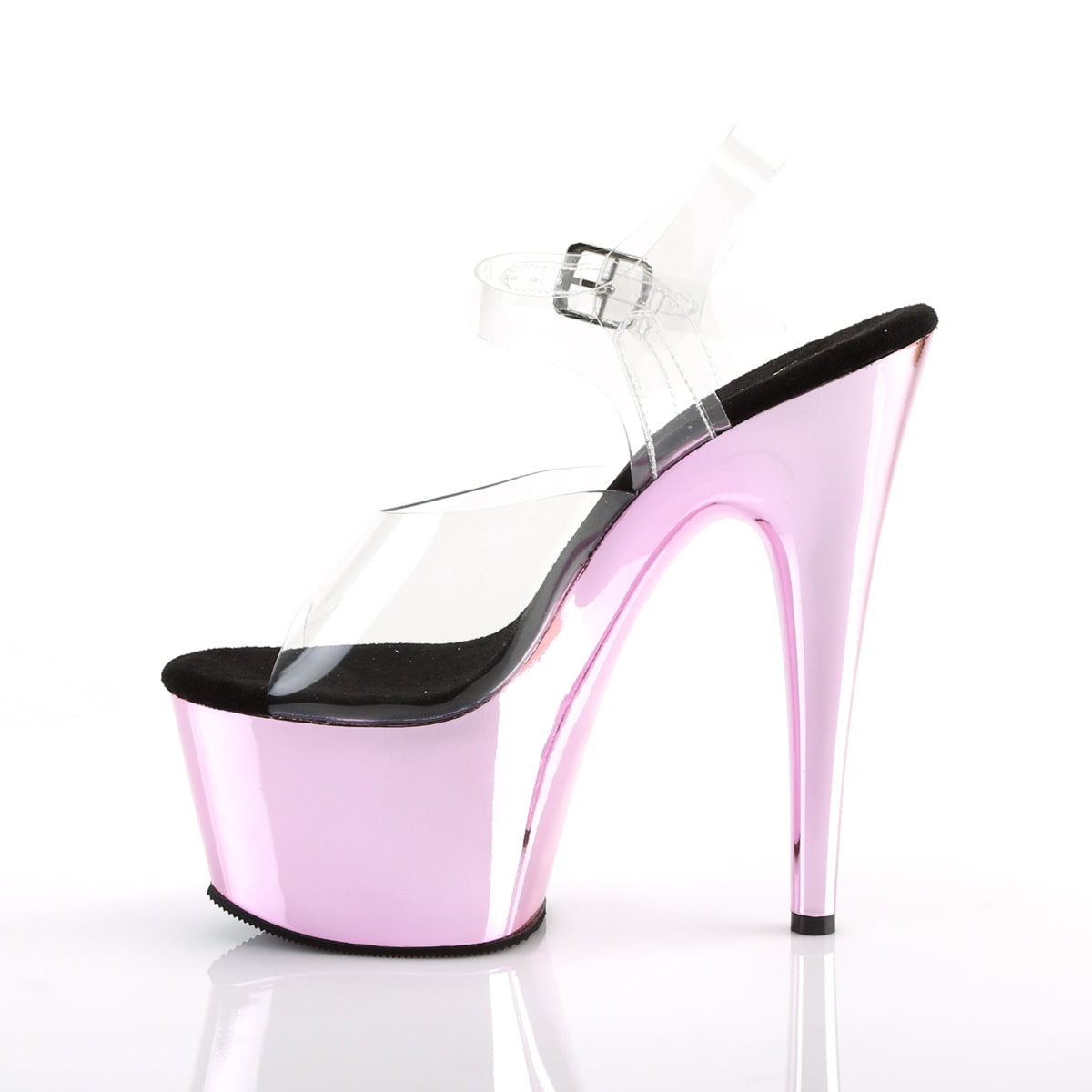 Pleaser Sandales pour femmes ADORE-708 CLR / B. Chrome rose