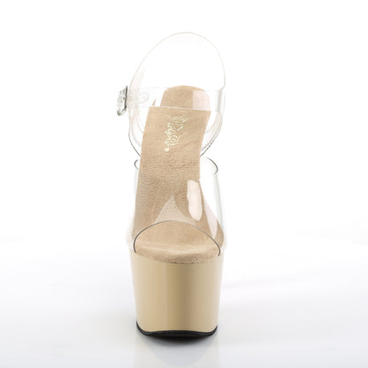 Pleaser Sandales pour femmes ADORE-708 CLR / Crème