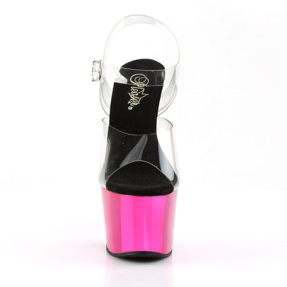 Pleaser Sandales pour femmes ADORE-708 CLR / H. Chrome rose