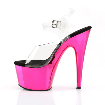 Pleaser Sandales pour femmes ADORE-708 CLR / H. Chrome rose