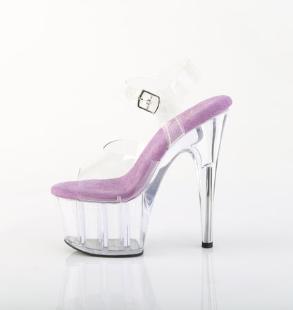 Pleaser Women's Platform Shoes ADORE-708 Clr-Lavender/Clr