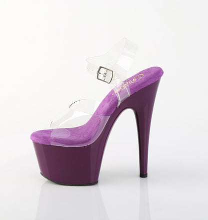 Pleaser Women's Platform Shoes ADORE-708 Clr/Purple