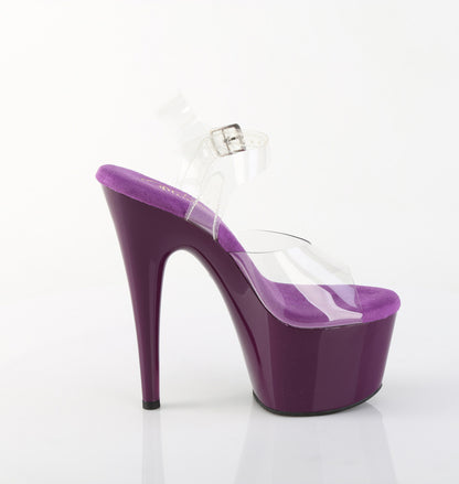 Pleaser Women's Platform Shoes ADORE-708 Clr/Purple
