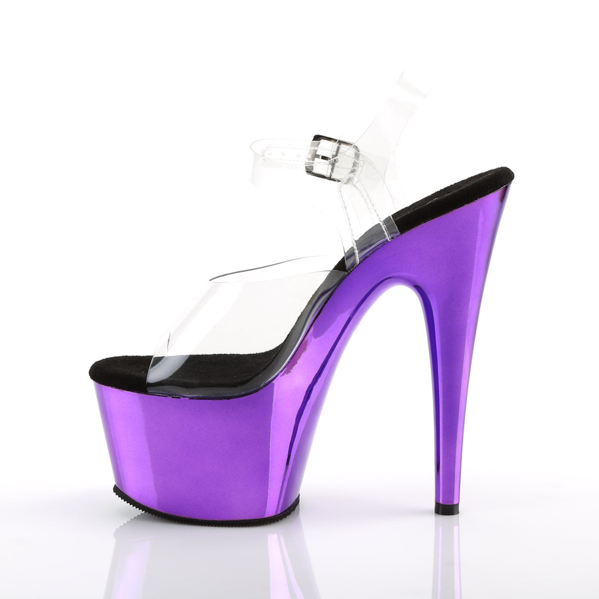 Pleaser Sandales pour femmes ADORE-708 CLR / Chrome violet