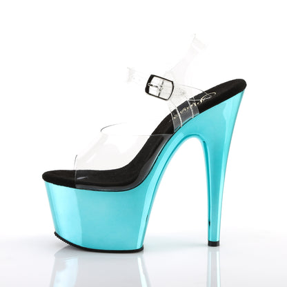 Pleaser Sandales pour femmes ADORE-708 CLR / chrome turquoise
