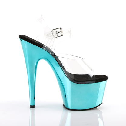 Pleaser Sandales pour femmes ADORE-708 CLR / chrome turquoise