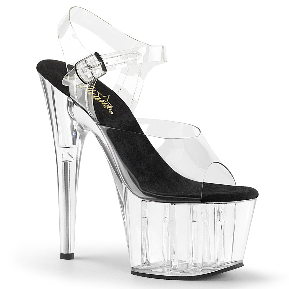 Pleaser Sandales pour femmes ADORE-708 CLR-BLK / CLR