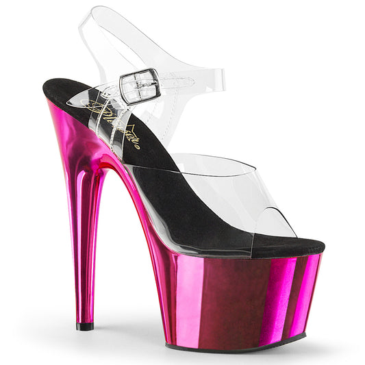 Pleaser Sandales pour femmes ADORE-708 CLR / H. Chrome rose