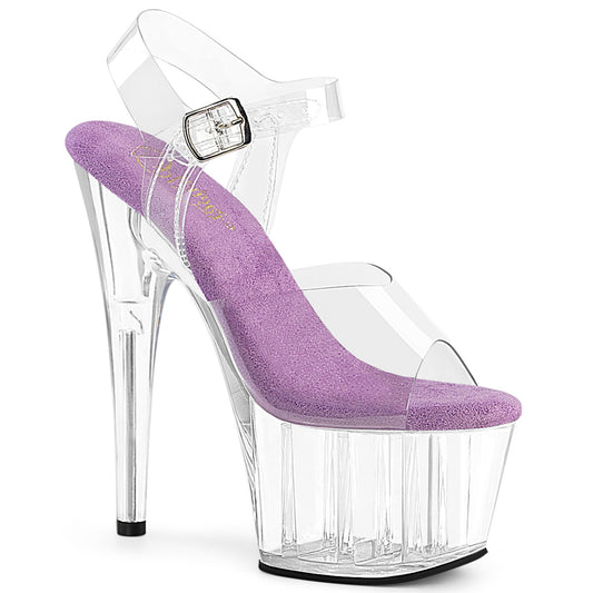 Pleaser Women's Platform Shoes ADORE-708 Clr-Lavender/Clr