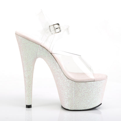 Pleaser Sandales pour femmes ADORE-708hmg CLR / opale multi-paillettes