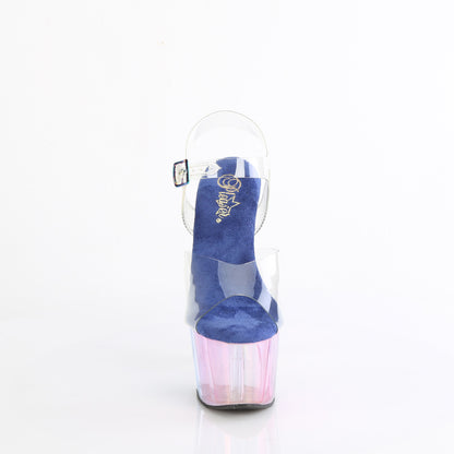 Pleaser   ADORE-708HT Clr/Blue Multi Tinted