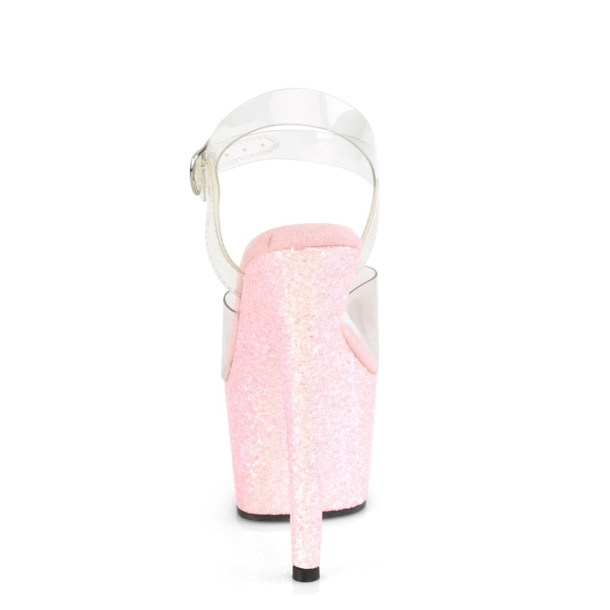 Pleaser Sandales pour femmes ADORE-708LG CLR / B. Paillettes roses