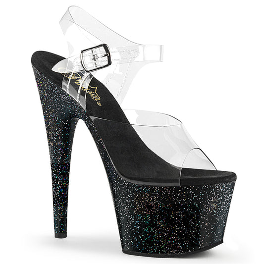 Pleaser Sandales pour femmes ADORE-708mg CLR / BLK