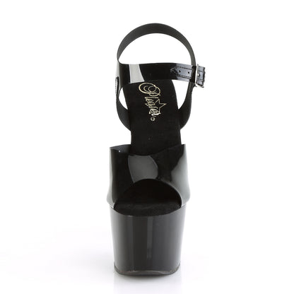 Pleaser Sandales pour femmes ADORE-708n blk (gelée) TPU / BLK