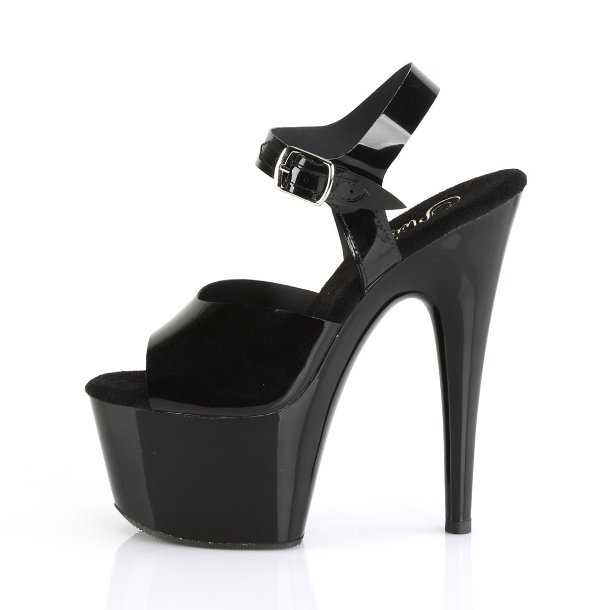 Pleaser Sandales pour femmes ADORE-708n blk (gelée) TPU / BLK