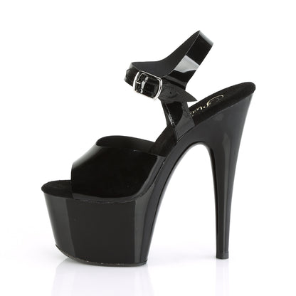 Pleaser Sandales pour femmes ADORE-708n blk (gelée) TPU / BLK