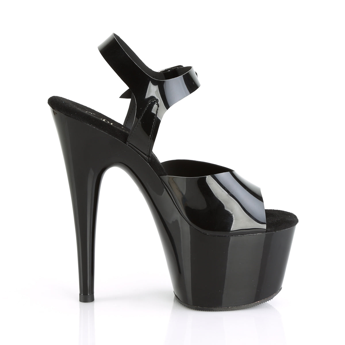 Pleaser Sandales pour femmes ADORE-708n blk (gelée) TPU / BLK