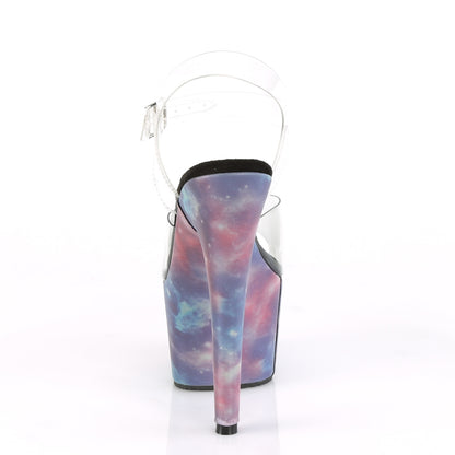 Pleaser Sandales pour femmes ADORE-708refl CLR / violet-bleu réfléchissant