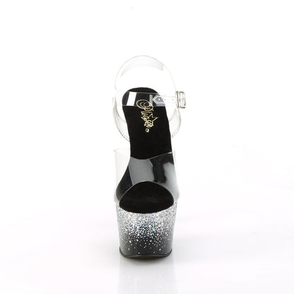 Pleaser   ADORE-708SS CLR / BLK-SLV Multitter
