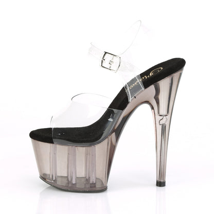Pleaser Sandales pour femmes ADORE-708t clr / fumée teinté