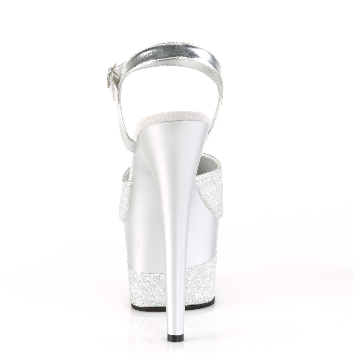 Pleaser Sandales pour femmes ADORE-709-2G SLV Multi Glitter / SLV Multi Glitter
