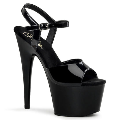 Pleaser Sandales pour femmes ADORE-709 blk pat / blk
