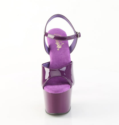 Pleaser Women's Platform Shoes ADORE-709 Purple Pat/Purple