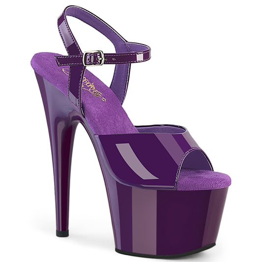 Pleaser Women's Platform Shoes ADORE-709 Purple Pat/Purple