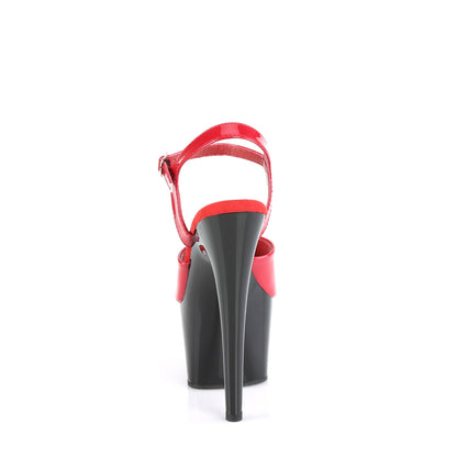 Pleaser  Des sandales ADORE-709 Pat / Blk rouge