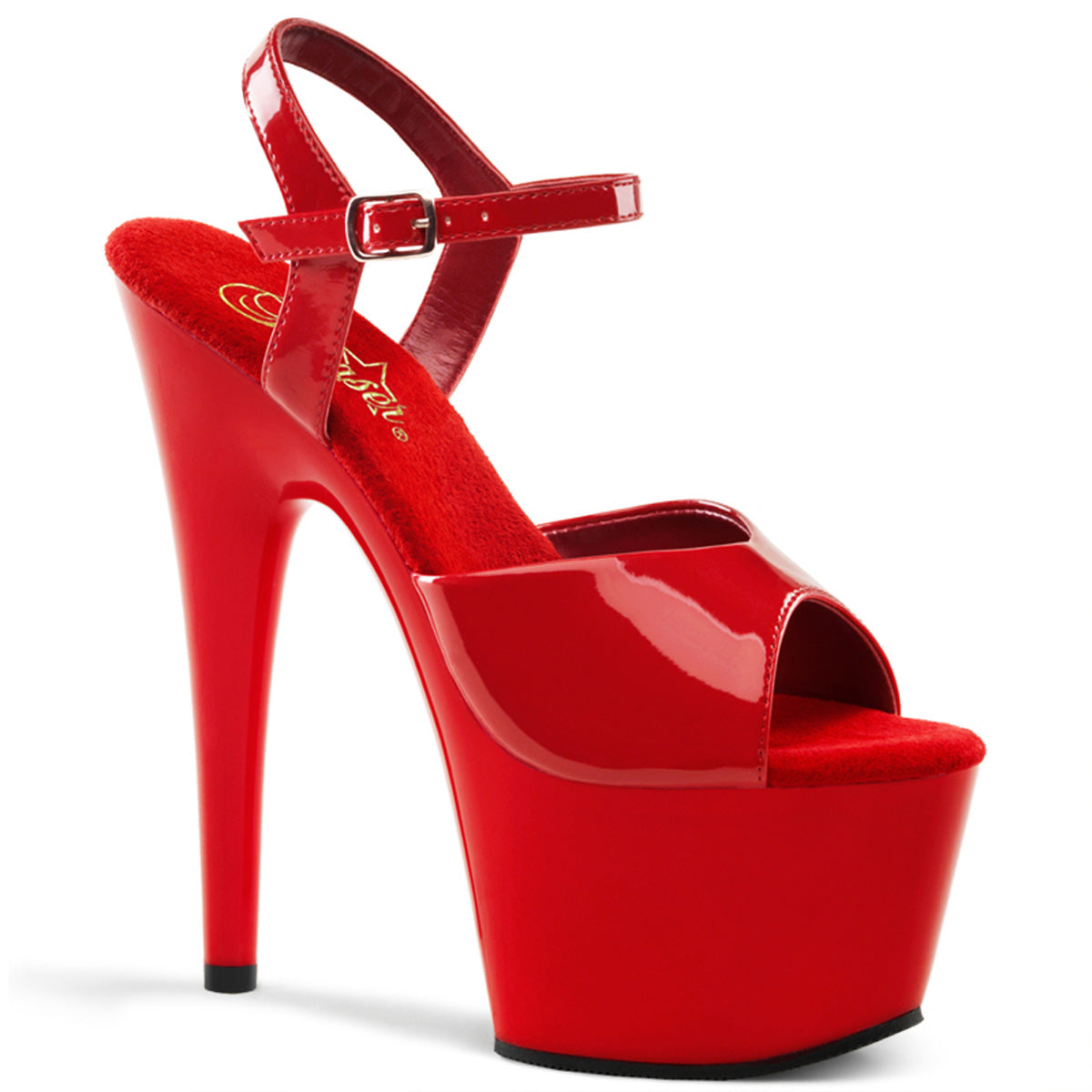 Pleaser Sandales pour femmes ADORE-709 rouge / rouge