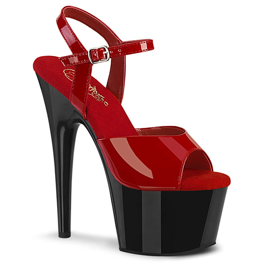 Pleaser  Des sandales ADORE-709 Pat / Blk rouge
