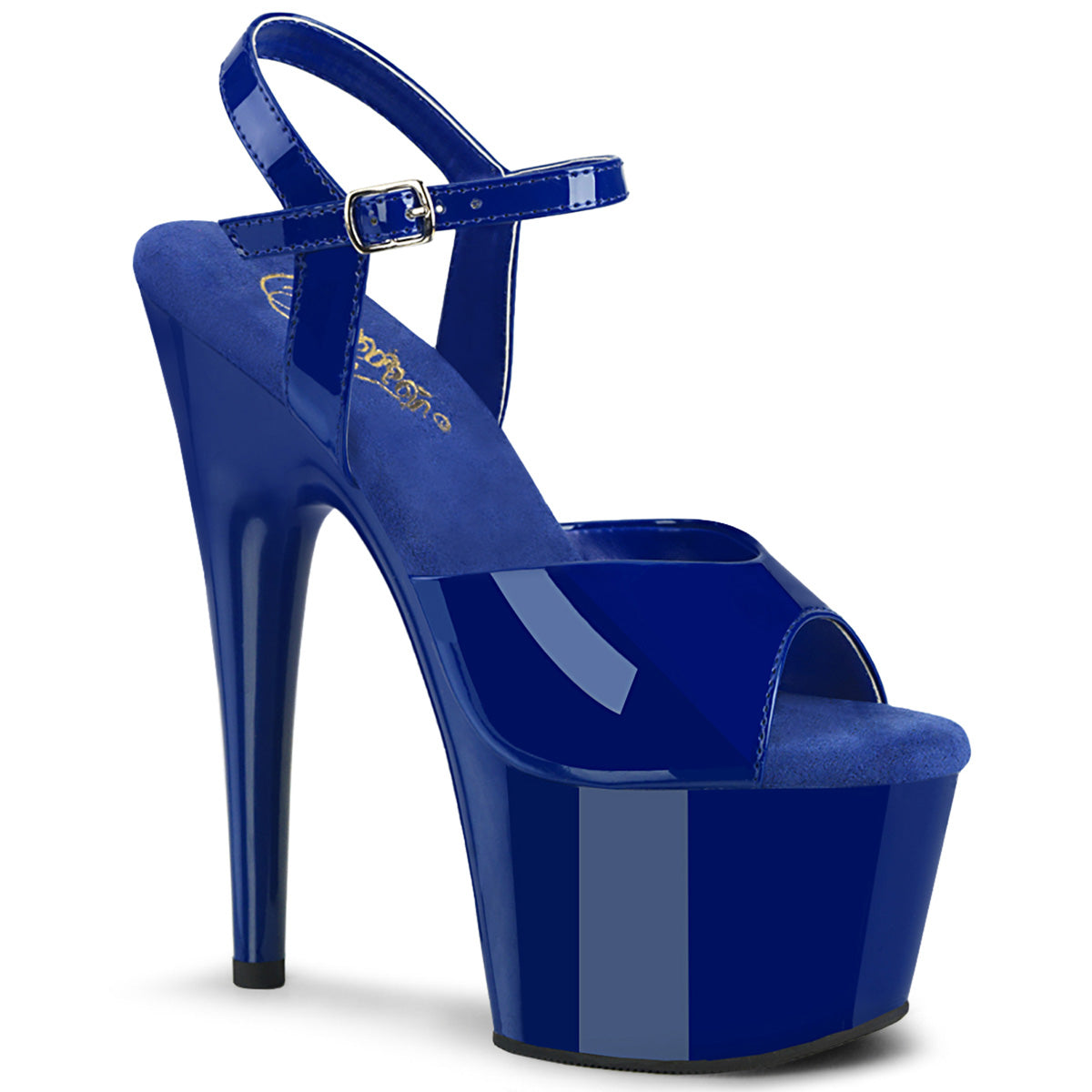 Pleaser  Des sandales ADORE-709 Pat bleu royal / bleu royal