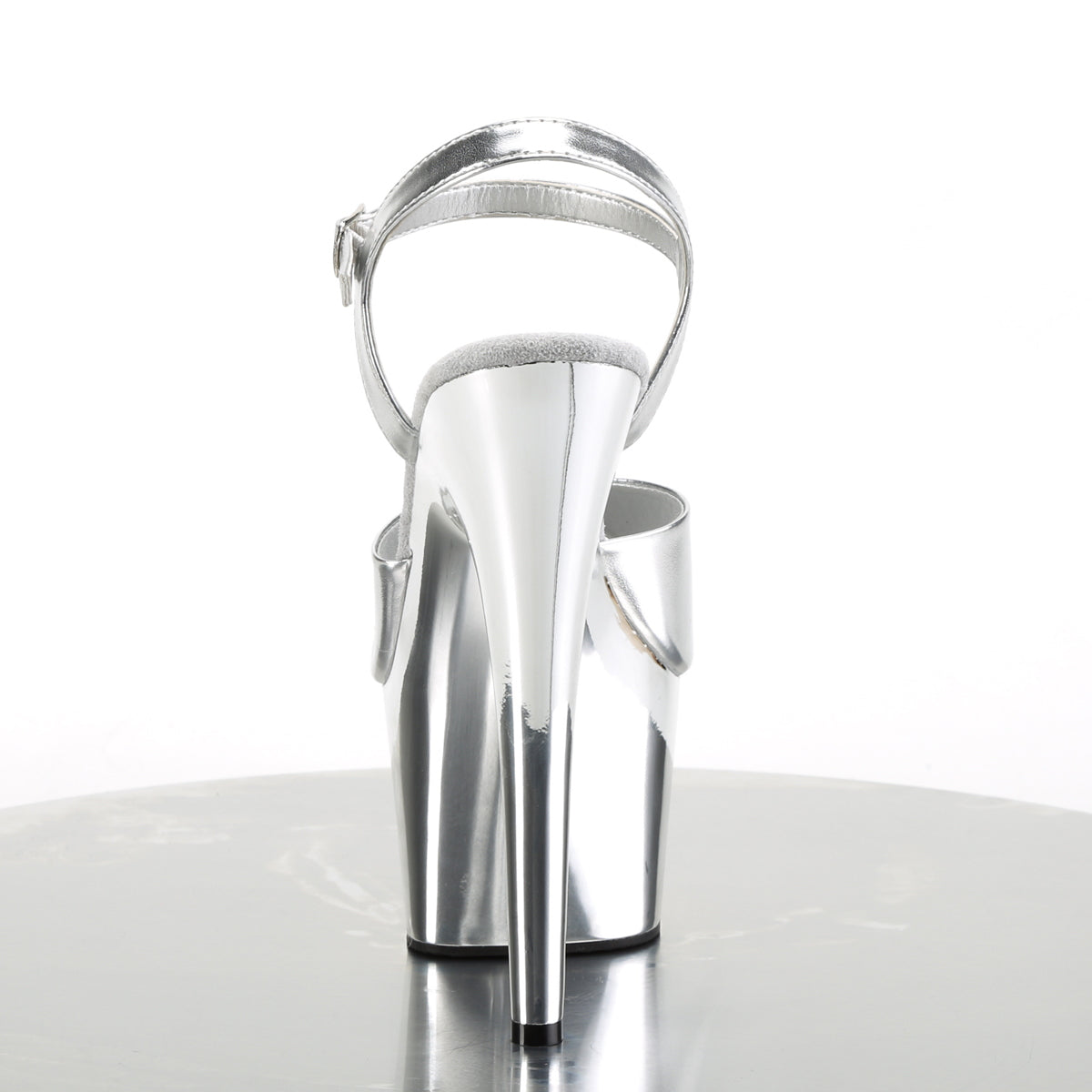 Pleaser Sandales pour femmes ADORE-709 SLV rencontré. PU / SLV Chrome