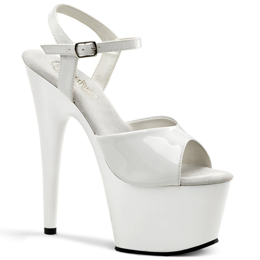 Pleaser Sandales pour femmes ADORE-709 wht / wht