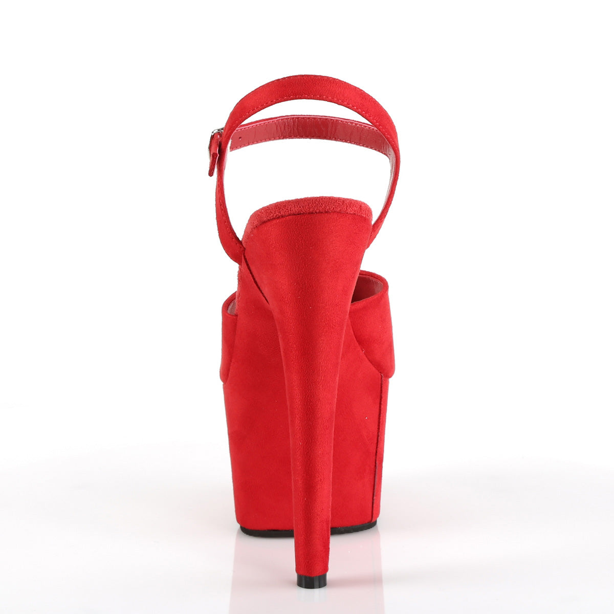 Pleaser Sandales pour femmes ADORE-709FS rouge en faux daim / daim rouge rouge