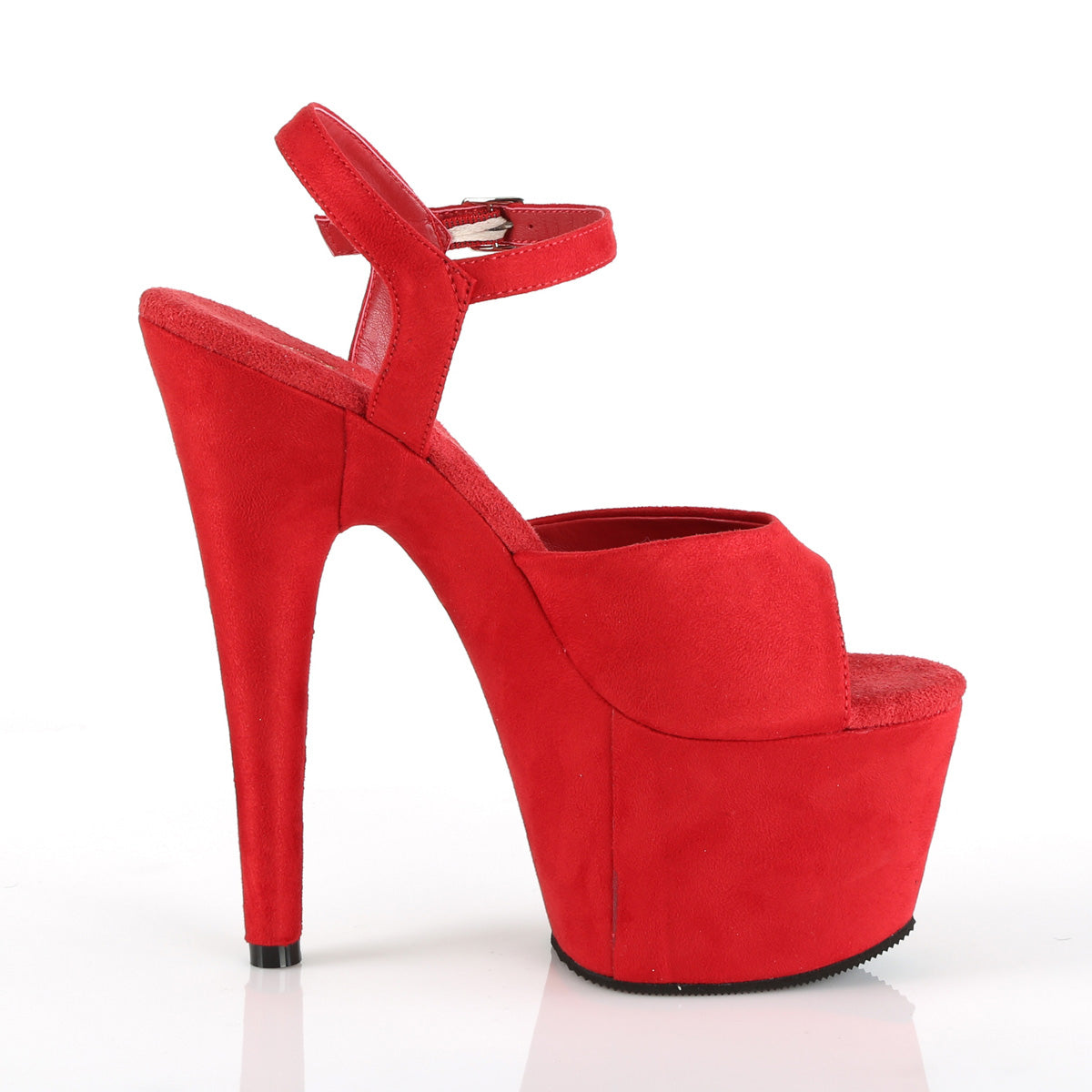 Pleaser Sandales pour femmes ADORE-709FS rouge en faux daim / daim rouge rouge