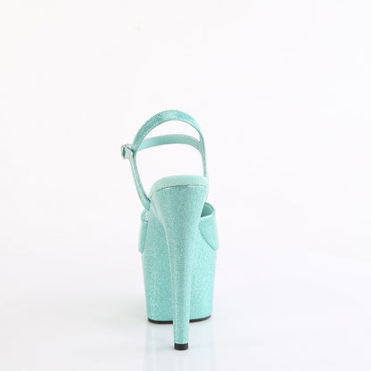 Pleaser   ADORE-709gp aqua paillette pat / m