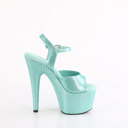 Pleaser   ADORE-709gp aqua paillette pat / m