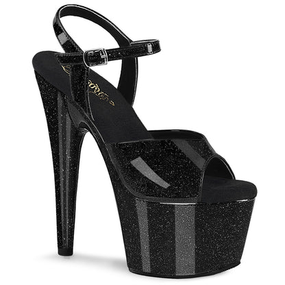 Pleaser   ADORE-709gp blk paillette pat / m