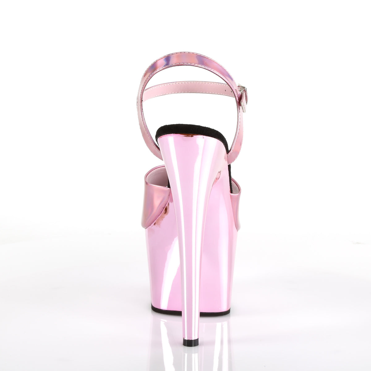 Pleaser Sandales pour femmes ADORE-709hgch B. Hologramme rose / b. Chrome rose