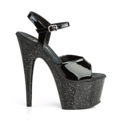 Pleaser Sandales pour femmes ADORE-709mg blk pat / blk