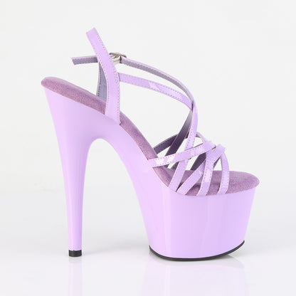 Pleaser Women's Platform Shoes ADORE-713 Lavender Pat/Lavender